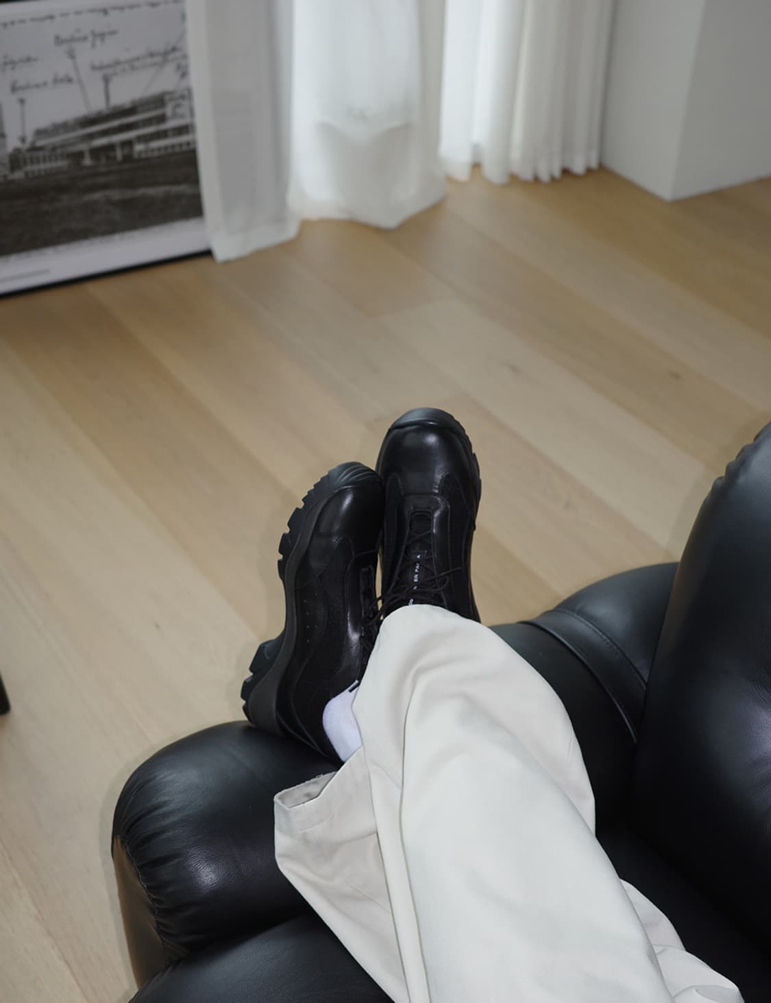 pasha x mmrb cloud2 트리플블랙 스니커즈 운동화 상품이미지9