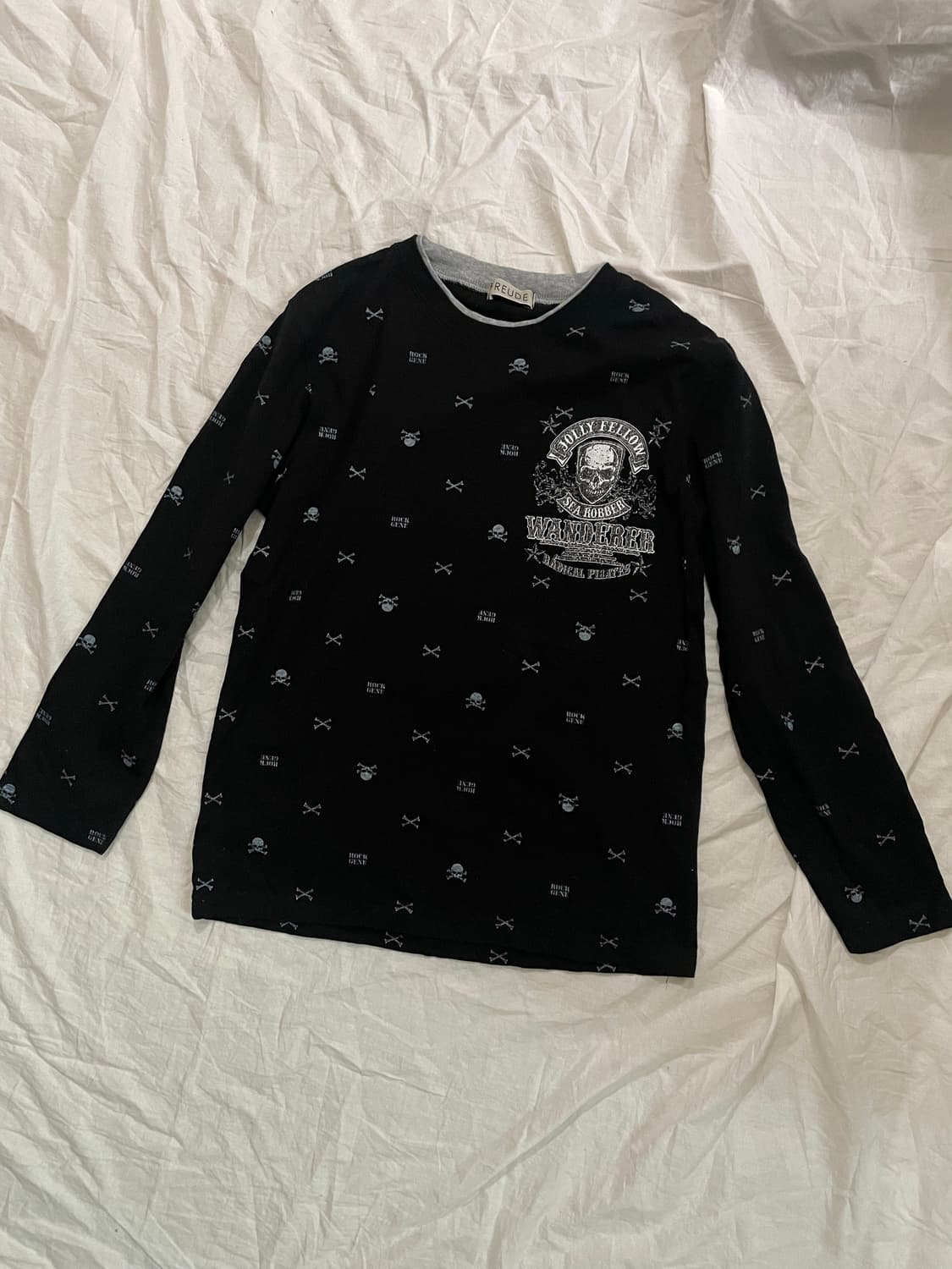 락시크 스컬 글리터 티  상품이미지3