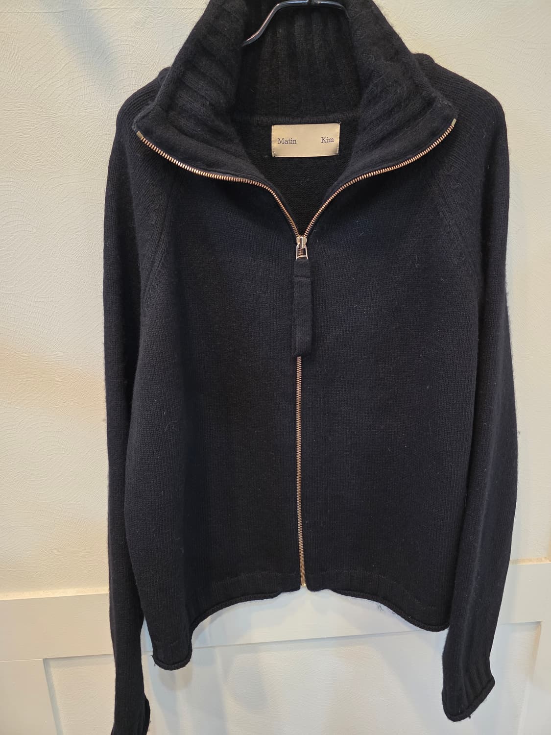 마뗑킴  스펠 포인트  니트 집업 인 가디건 상품이미지2