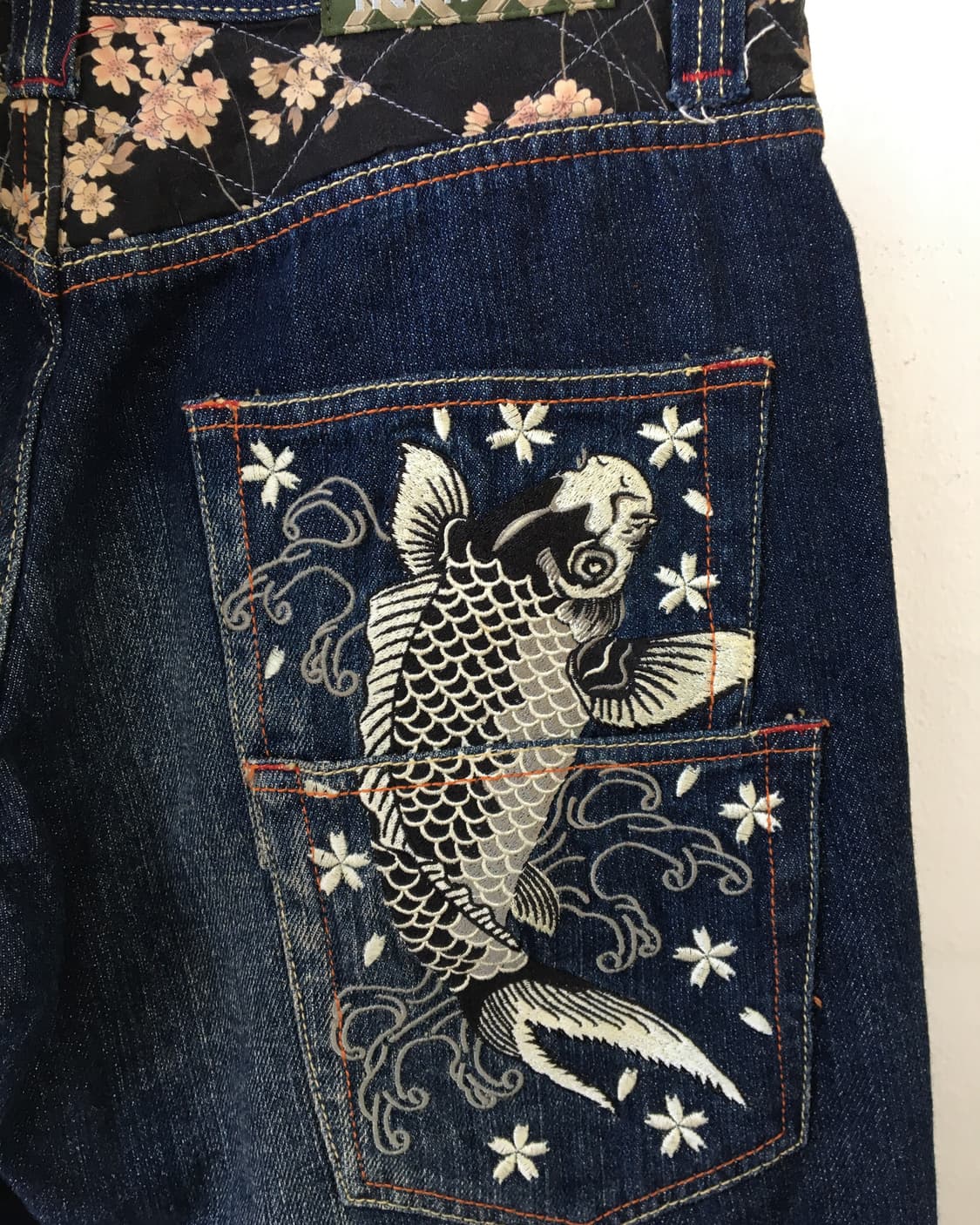 Oriental patch point denim pants 상품이미지4