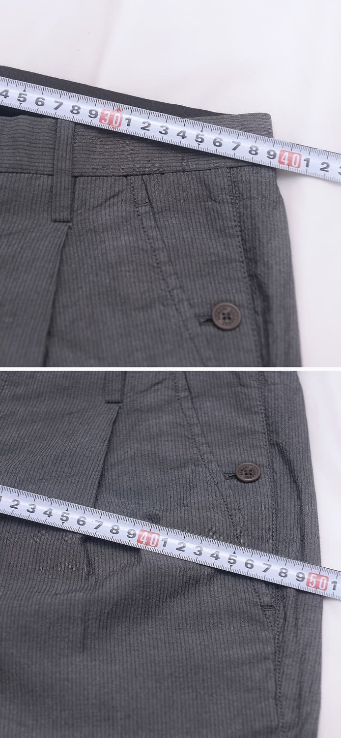 아르마니 (AX) 코튼 스트라이프 슬렉스 팬츠 (29-30) 상품이미지9