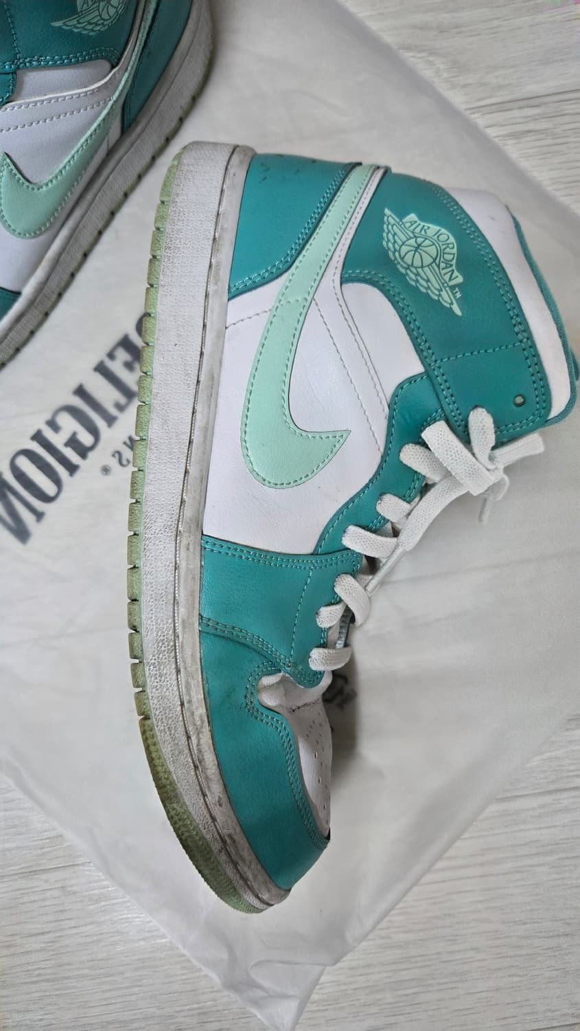 조던 1 미드 워시드 틸 270(여성용) 상품이미지6