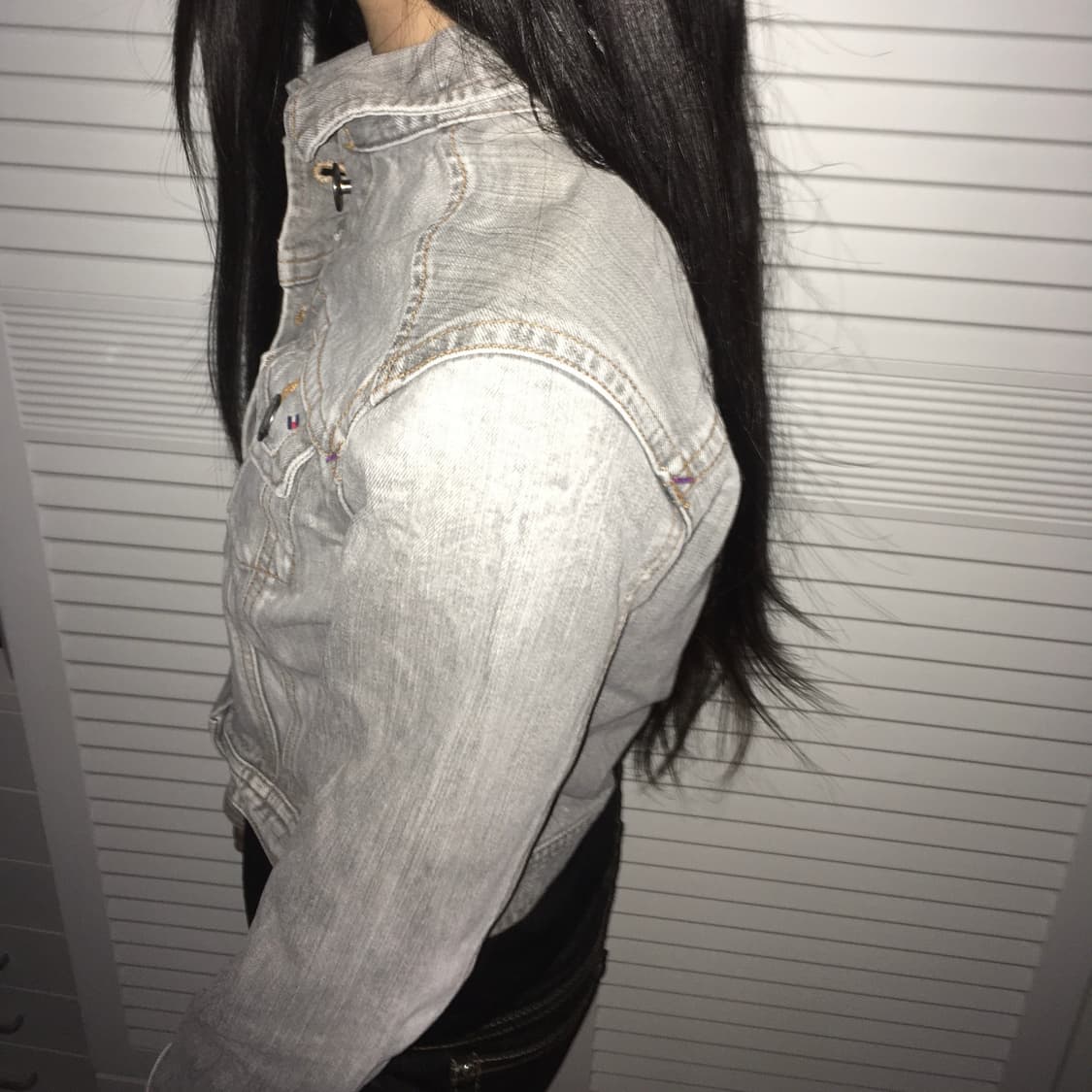 Tommy girl 트러커자켓 그레이워싱 상품이미지3