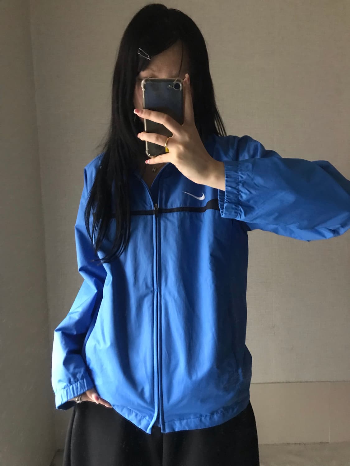 나이키 블루 바람막이 상품이미지1