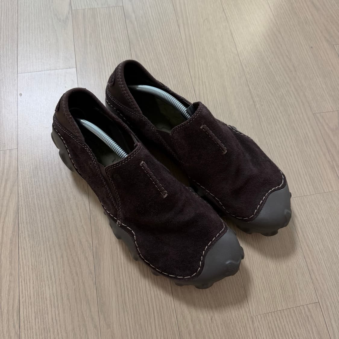 클락스 모코라이트 스웨이드 다크브라운 US11 (285-290) 상품이미지1