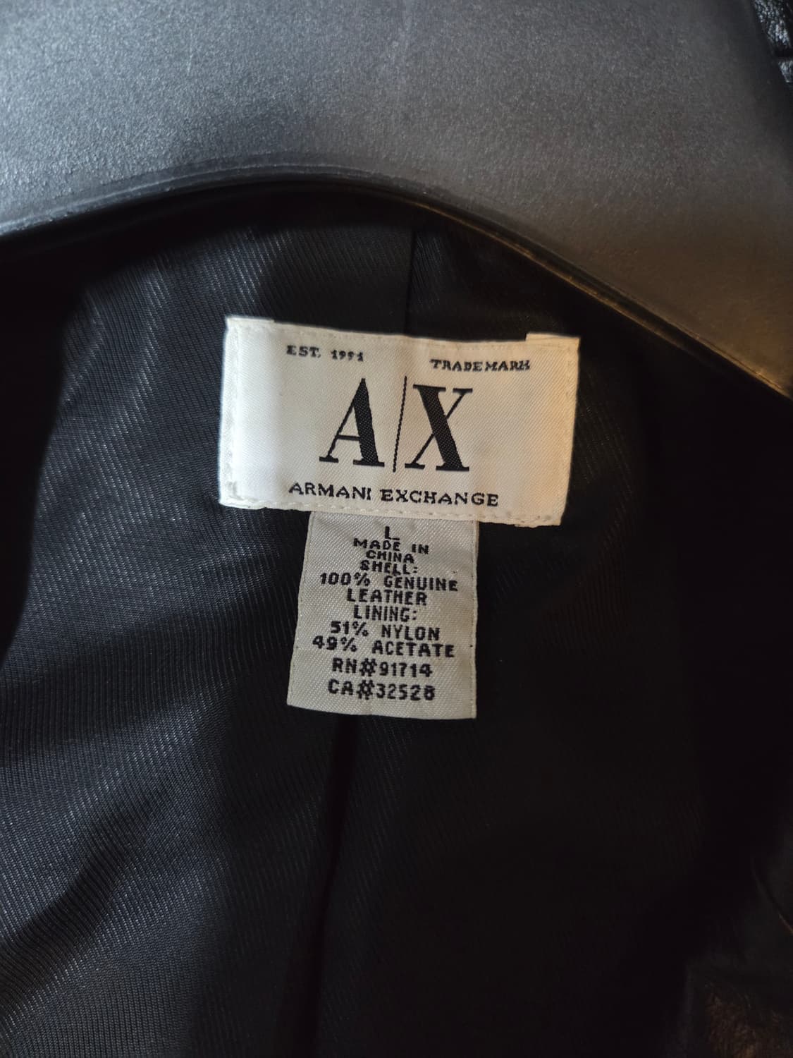 아르마니 레더 블레이저 상품이미지3