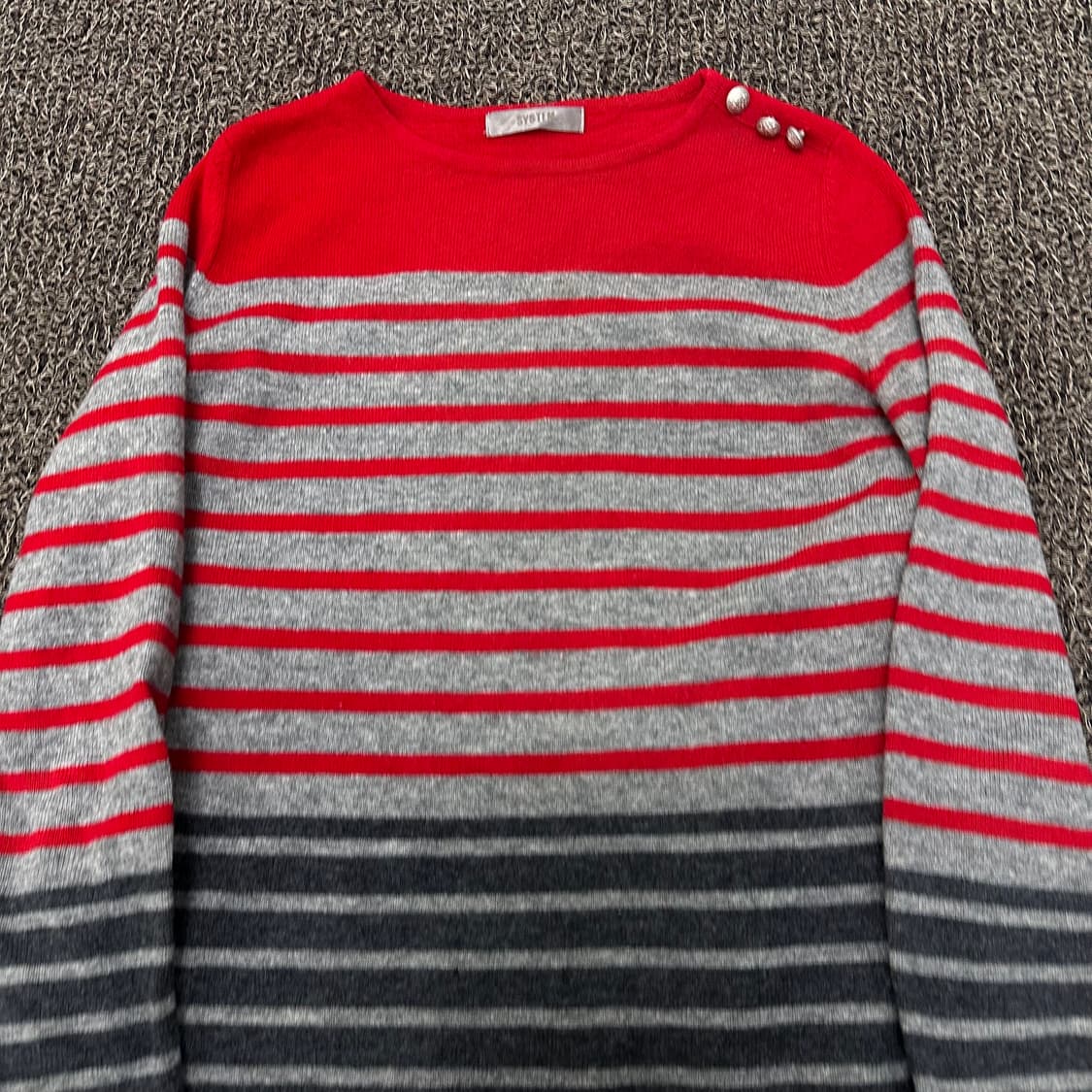 SYSTEM 시스템 여성 스트라이프 니트 F 상품이미지2