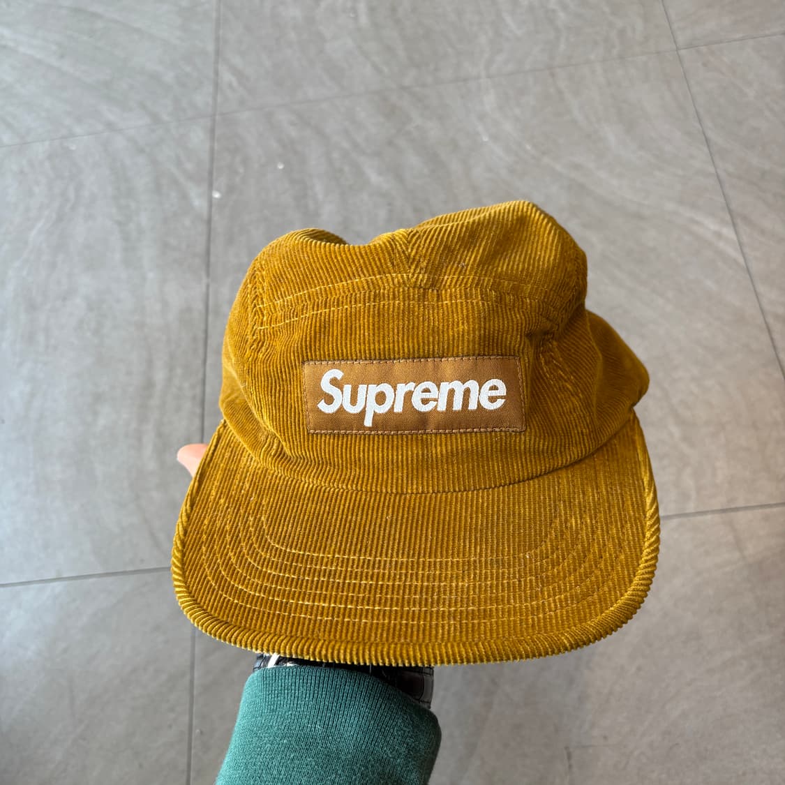 16SS 슈프림 코듀로이 캠프 캡 상품이미지2