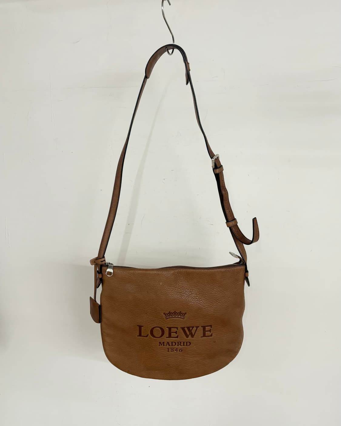 로에버 헤리티지 브라운 레더 숄더백 상품이미지2