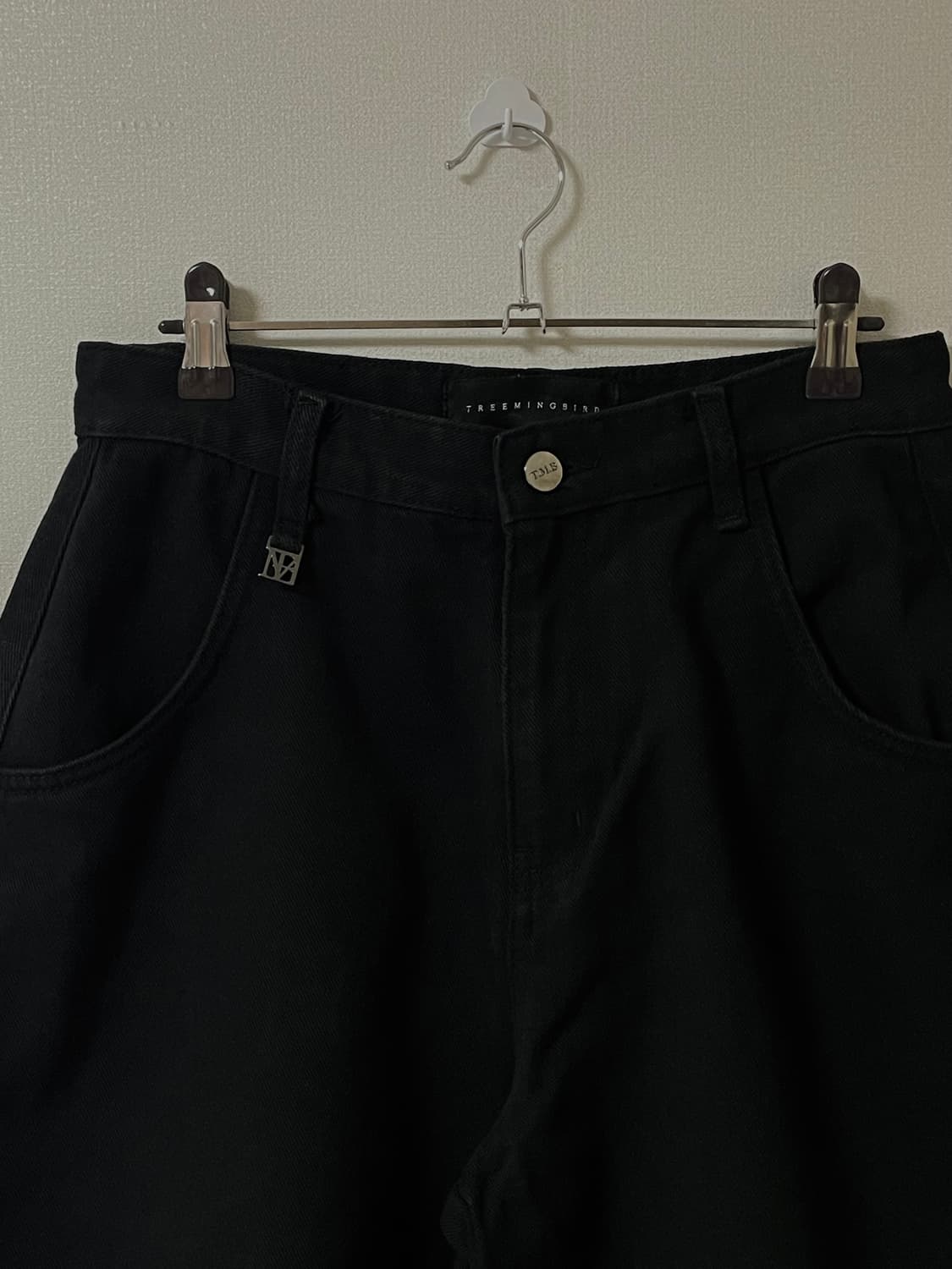 Knee Slit Wide Pants [ Black ] 상품이미지8