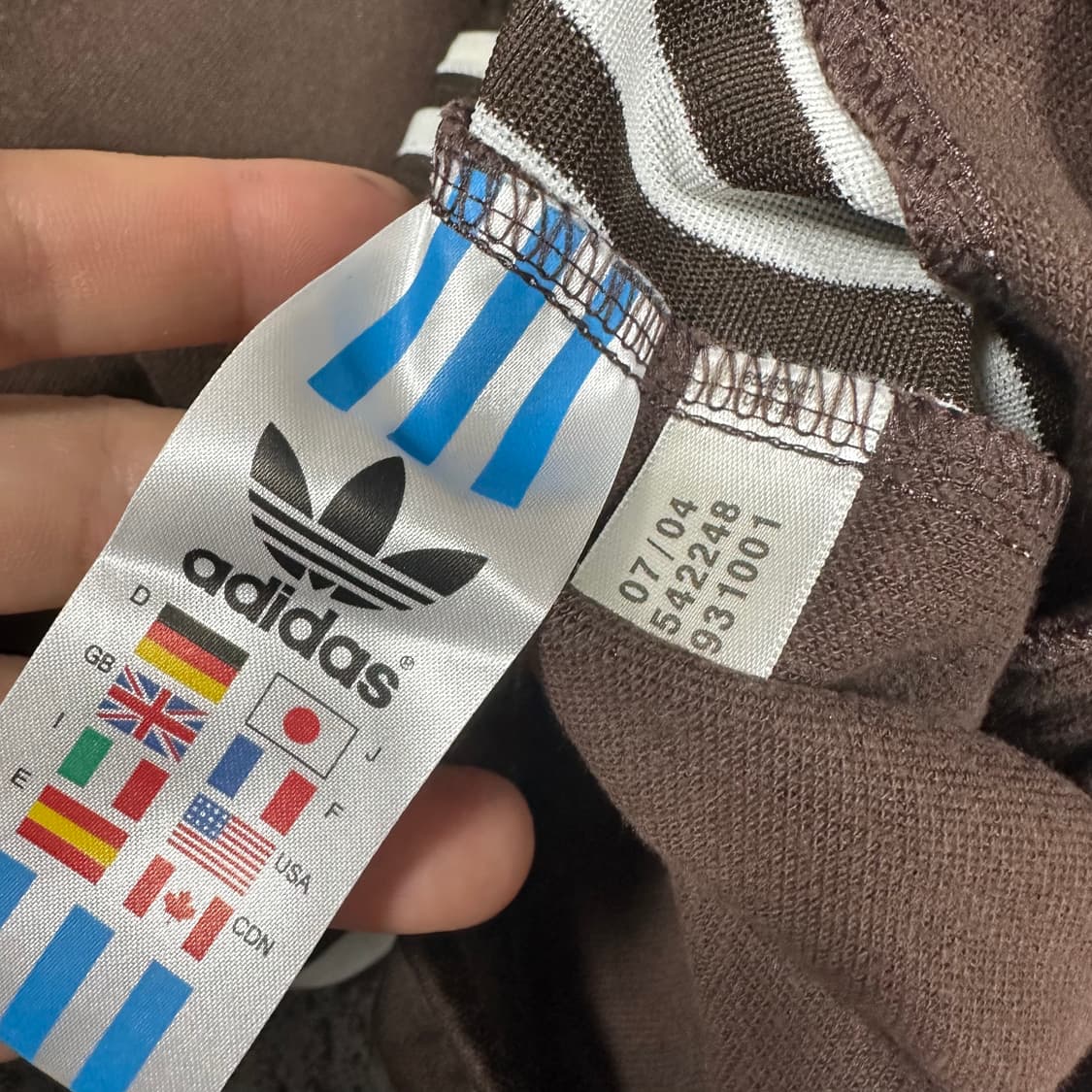 ✨ (바배) 아디다스 칼로 브라운 트랙 팬츠 상품이미지4