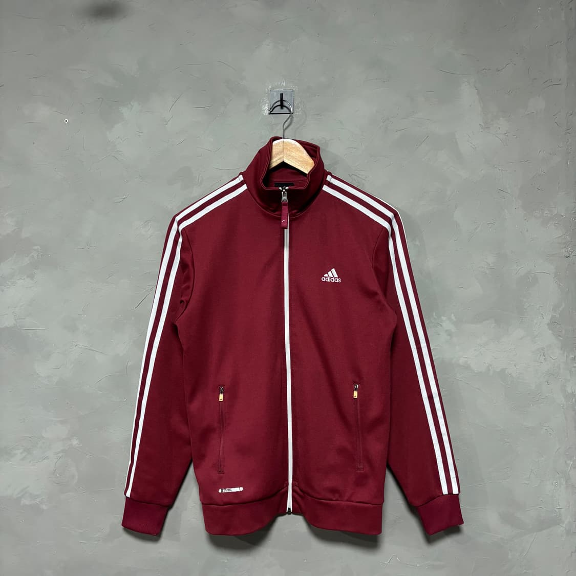 아디다스 버건디 져지 트랙탑 상품이미지1