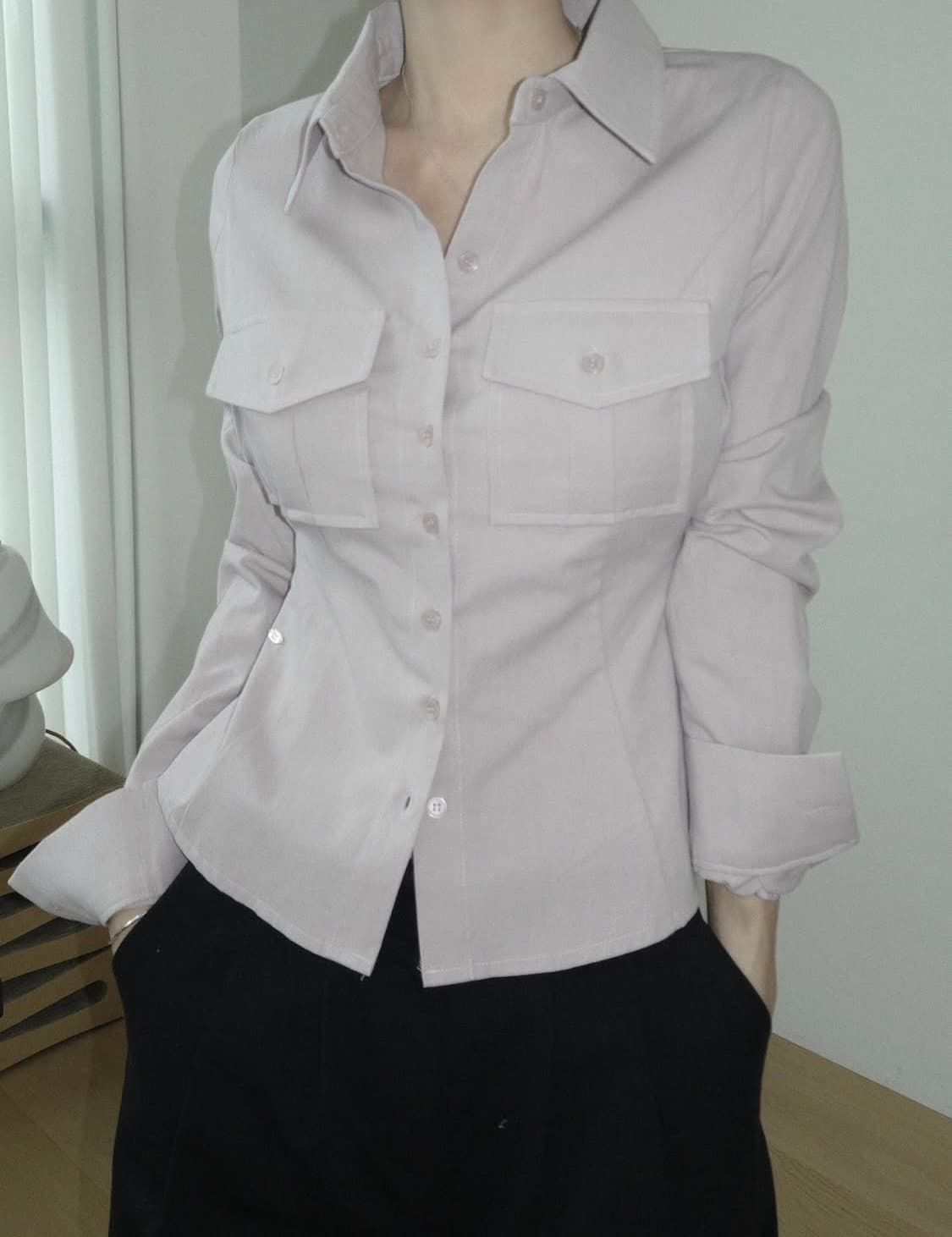 페일제이드 포켓 롱 슬리브 셔츠 상품이미지2