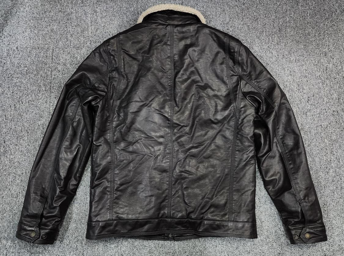 리바이스 쉐르파 트러커 레더 자켓 비건 가죽 자켓 S 상품이미지2