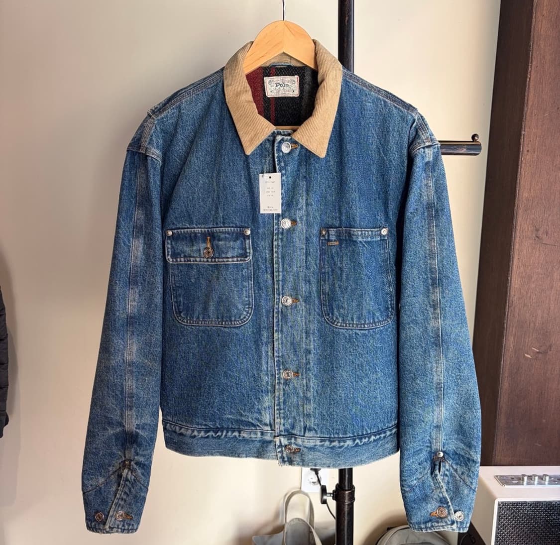 15456 - 80s 폴로 랄프로렌 덩가리 데님 자켓 상품이미지2