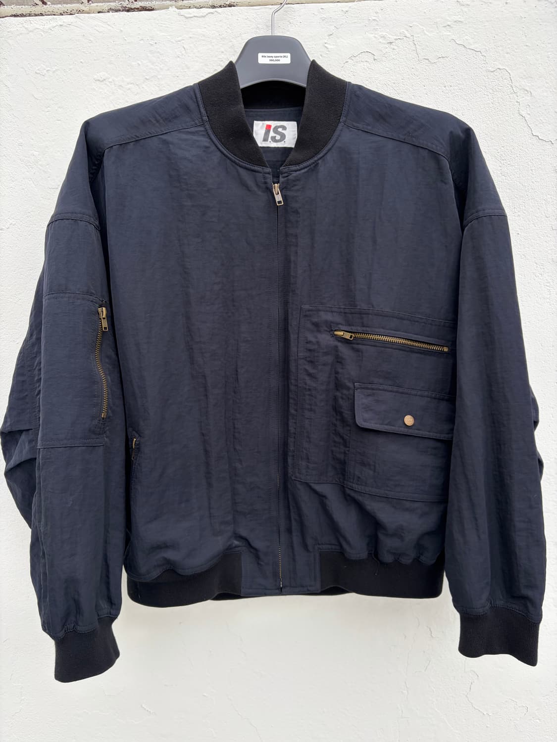 80s 이세이 미야케 스포츠 나일론 봄버 상품이미지1