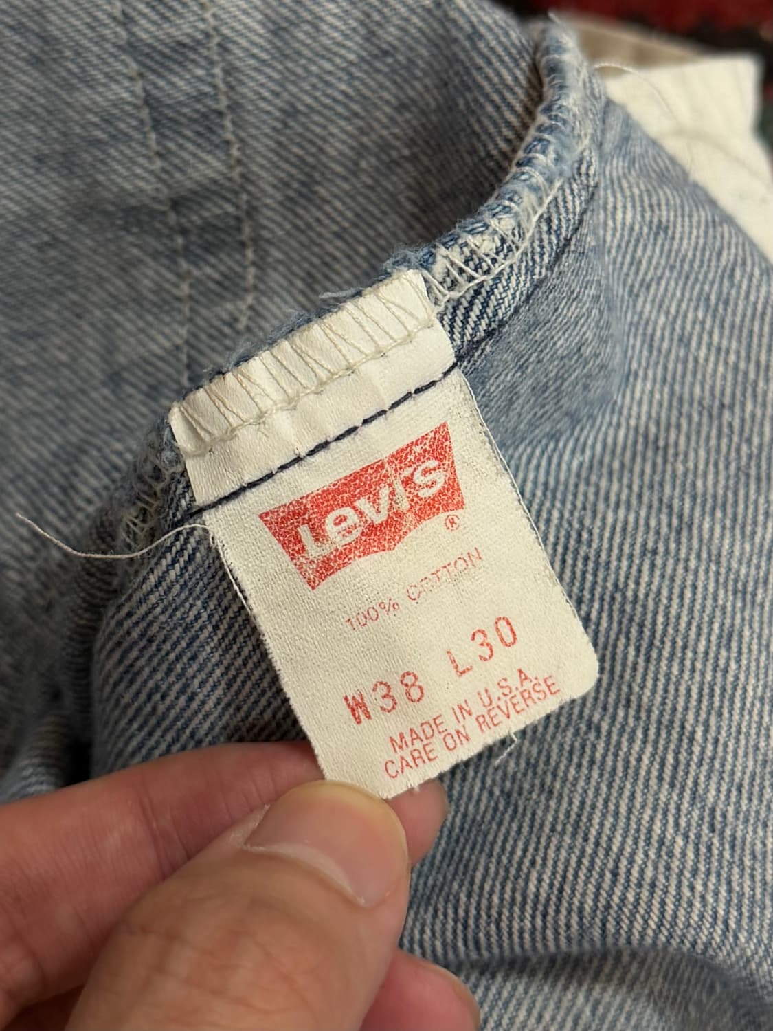 90's USA Made 빈티지 리바이스 517 오렌지탭 부츠컷 상품이미지9