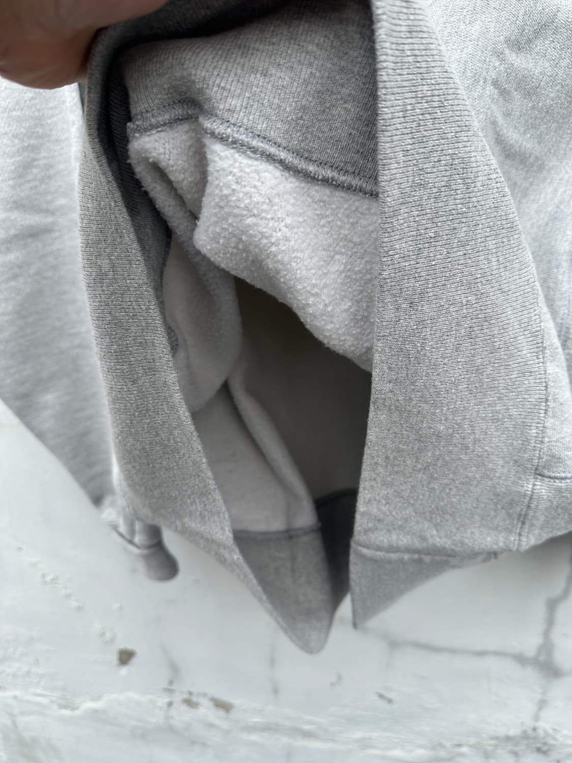 [2XL] 챔피온 리버스위브 그레이 맨투맨 상품이미지6