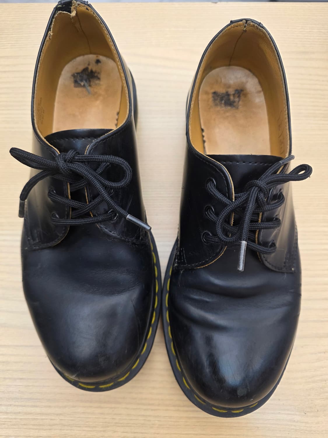 닥터마틴 1461 W 스무스 3홀 블랙 UK7 상품이미지1