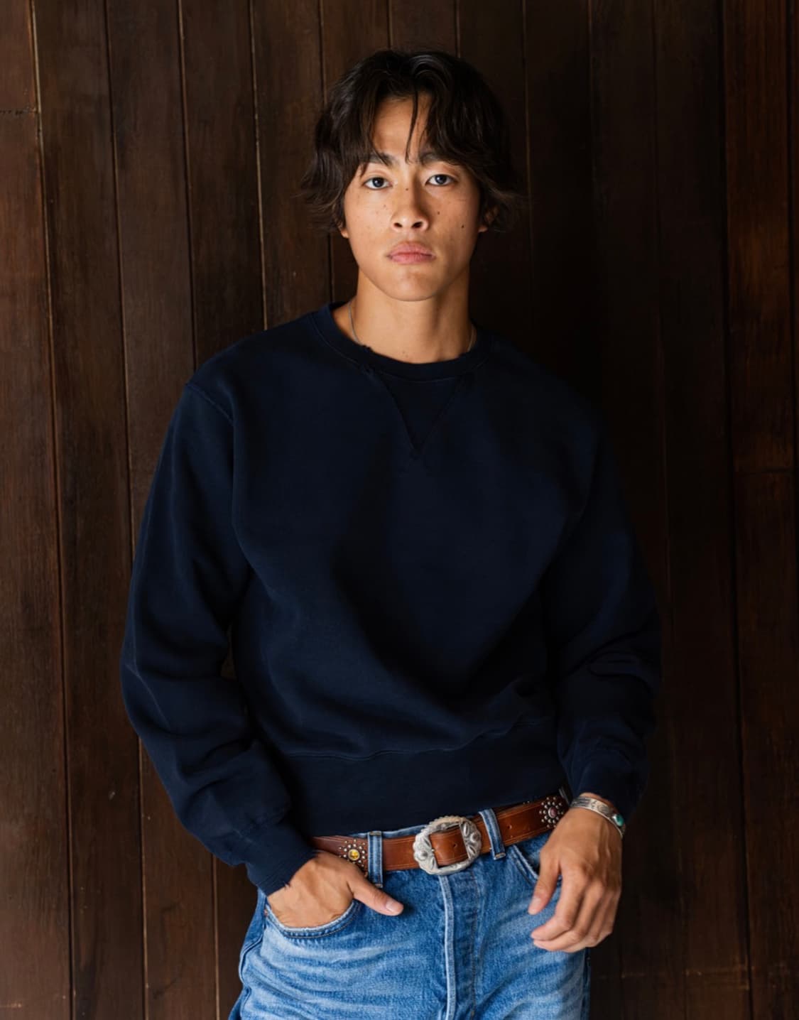 [42] 버드노트 스탠다드 V넥 스웻 셔츠 상품이미지2