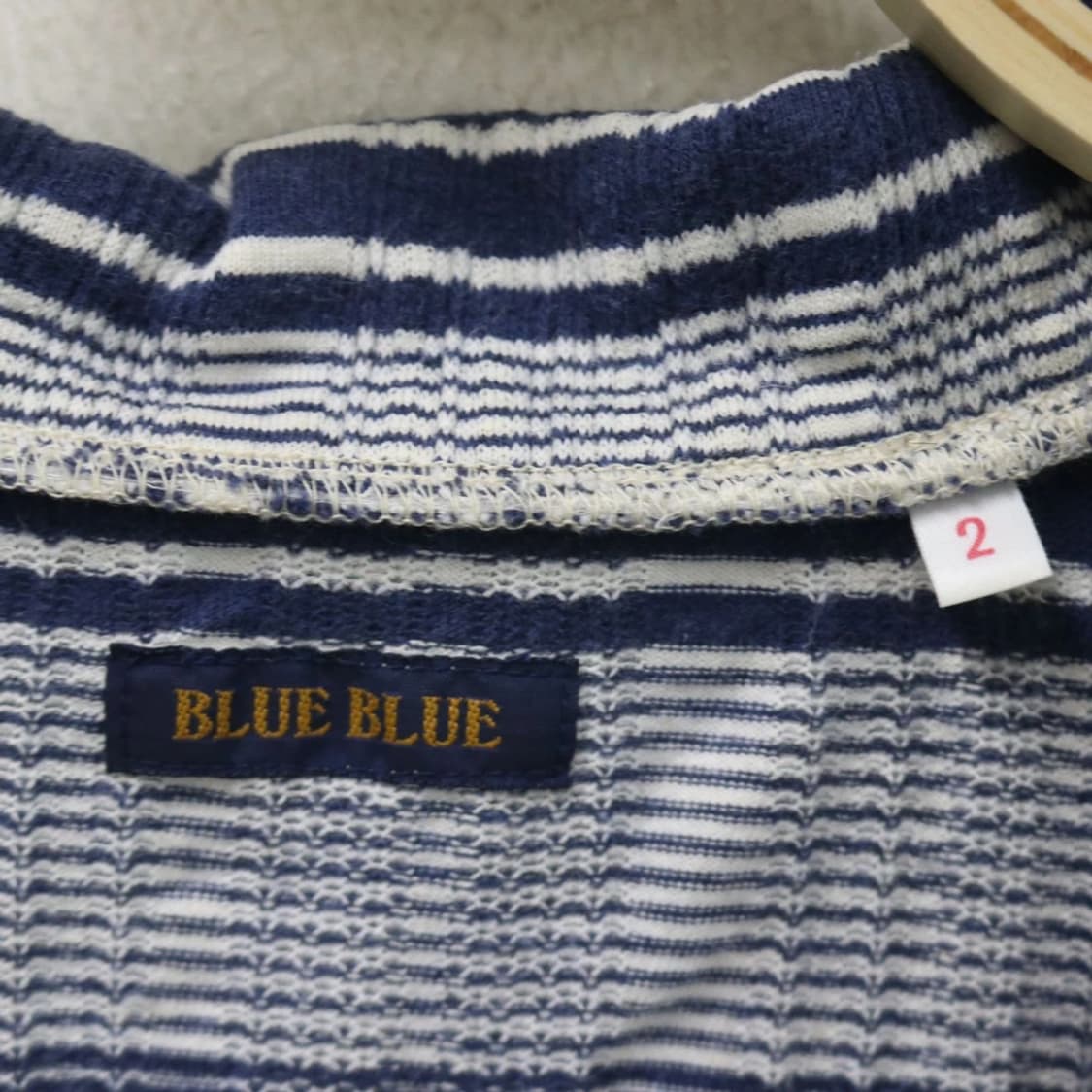 BLUE BLUE 브이넥 카라 티셔츠 68010 상품이미지7
