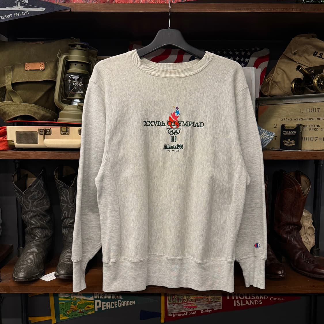 90s 챔피온 리버스위브 1996 아틀란타 올림픽 스웻 맨투맨 N142 상품이미지1