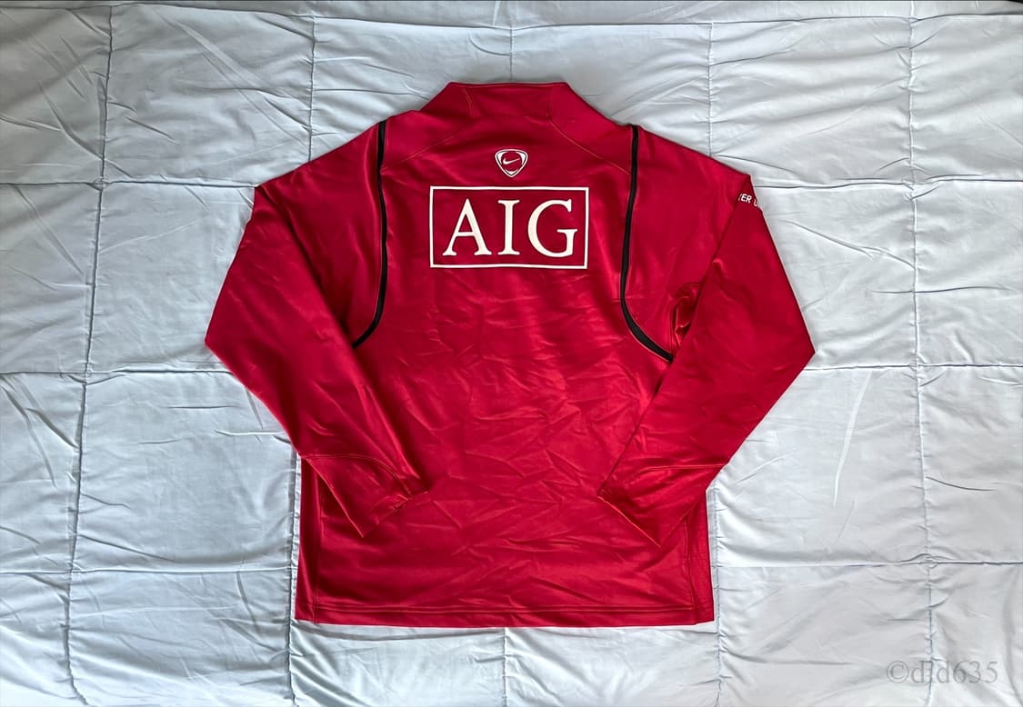 (해외 L) 06-07 맨체스터유나이티드 1/4 하프집업 트레이닝탑 판매 상품이미지2