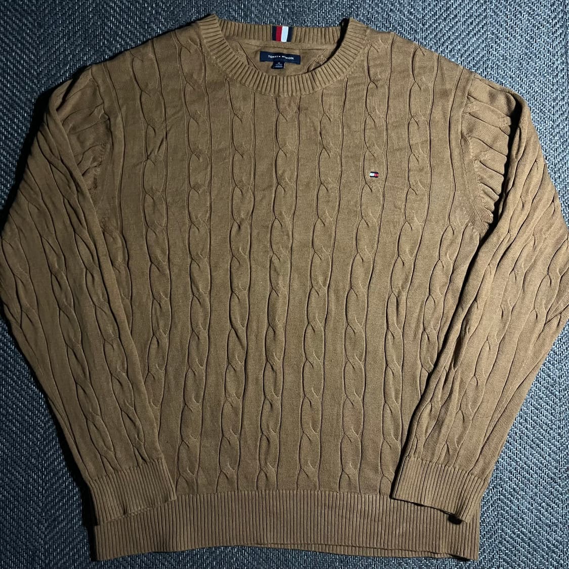 [XL] TOMMY HILFIGER 타미힐피거 꽈배기 코튼 니트 상품이미지2
