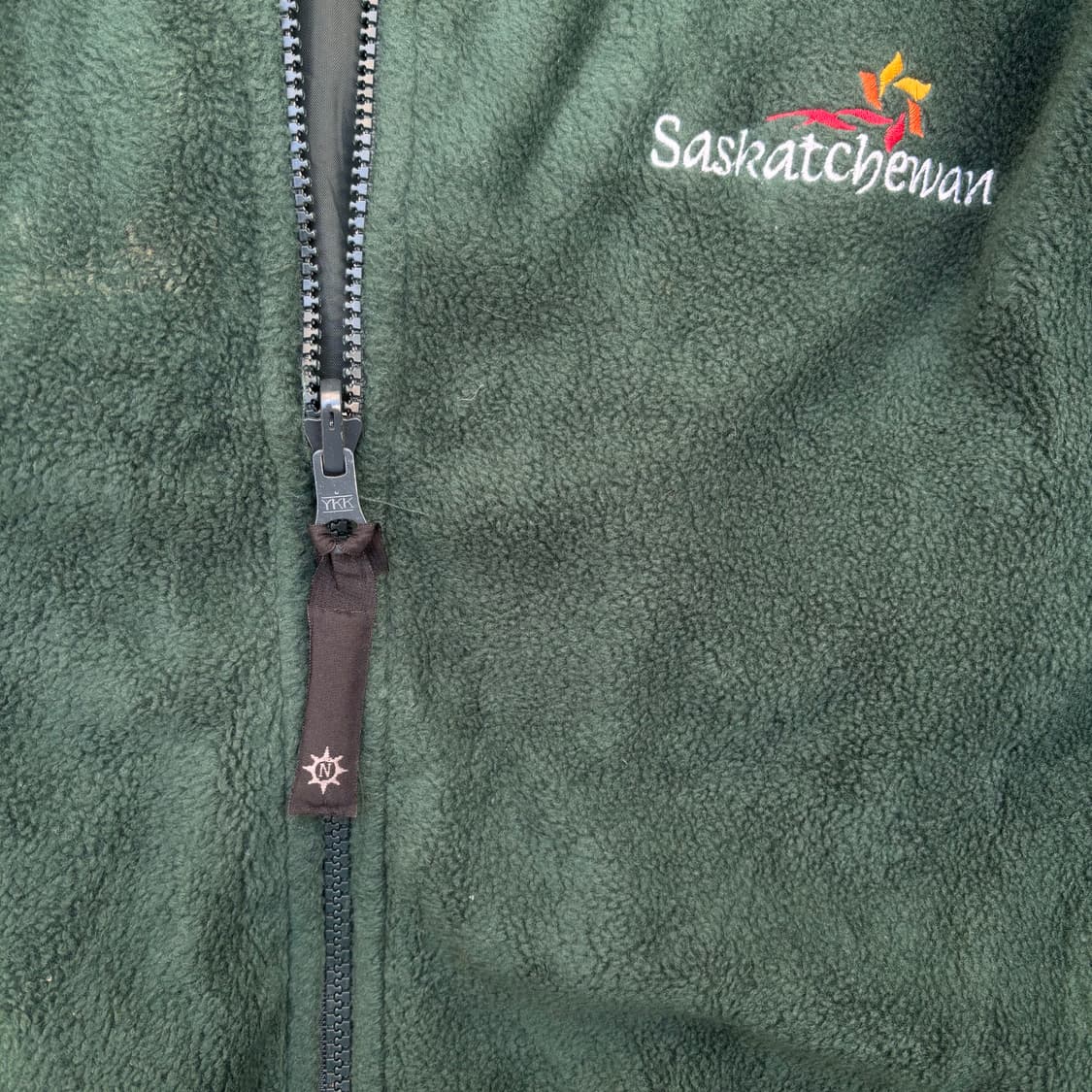 90’s North End 기모 플리스 자켓 그린 L 상품이미지6