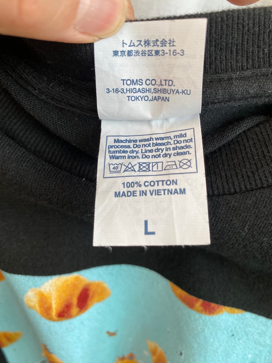 PRINTSTAR 블랙 반팔티셔츠(MEN L) 상품이미지7