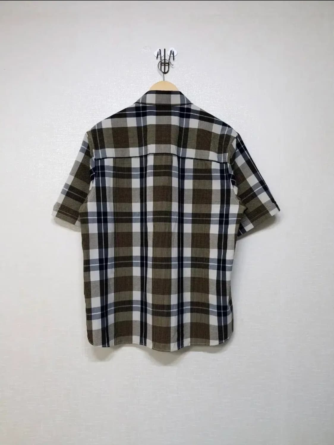STU 에스티유 체크 반팔 셔츠 M 사이즈 상품이미지2