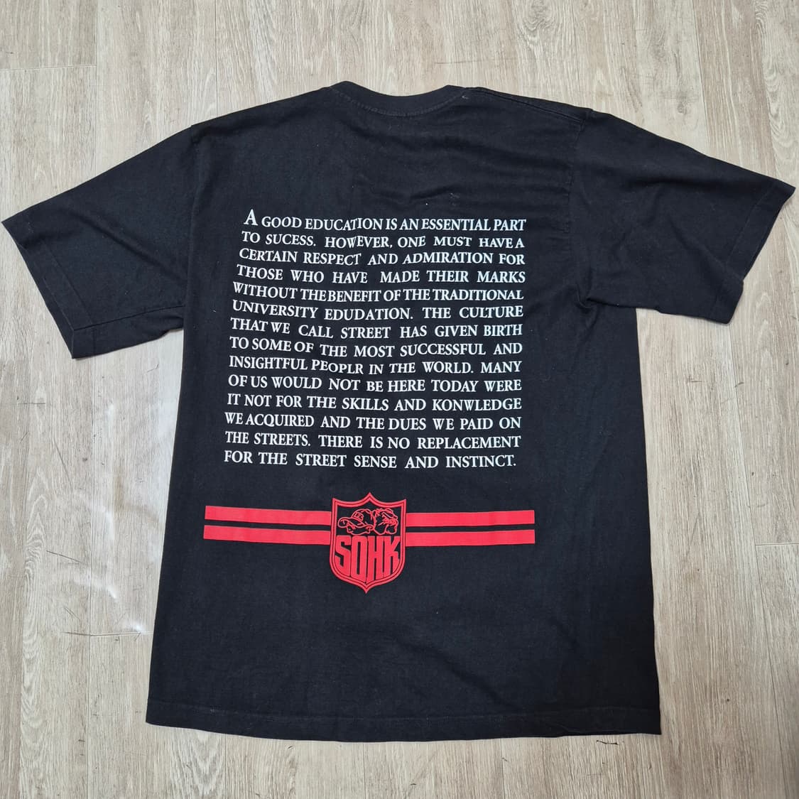 스쿨 오브 하드 낙스 프린팅 반팔티 상품이미지4