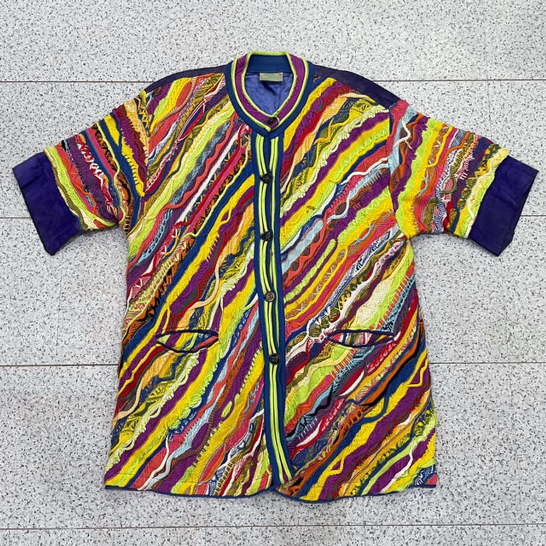 90's 쿠지 리워크 롱 가디건 (XL-2XL) 상품이미지1