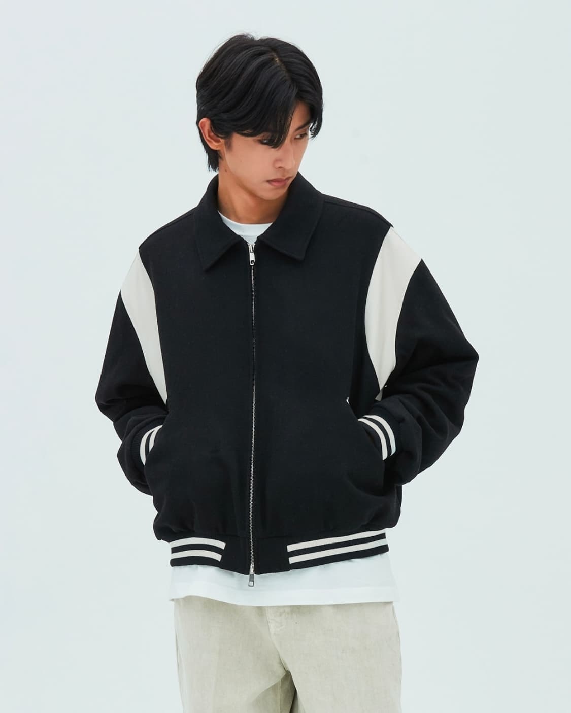 르아르 울 바시티 자켓 L 상품이미지3