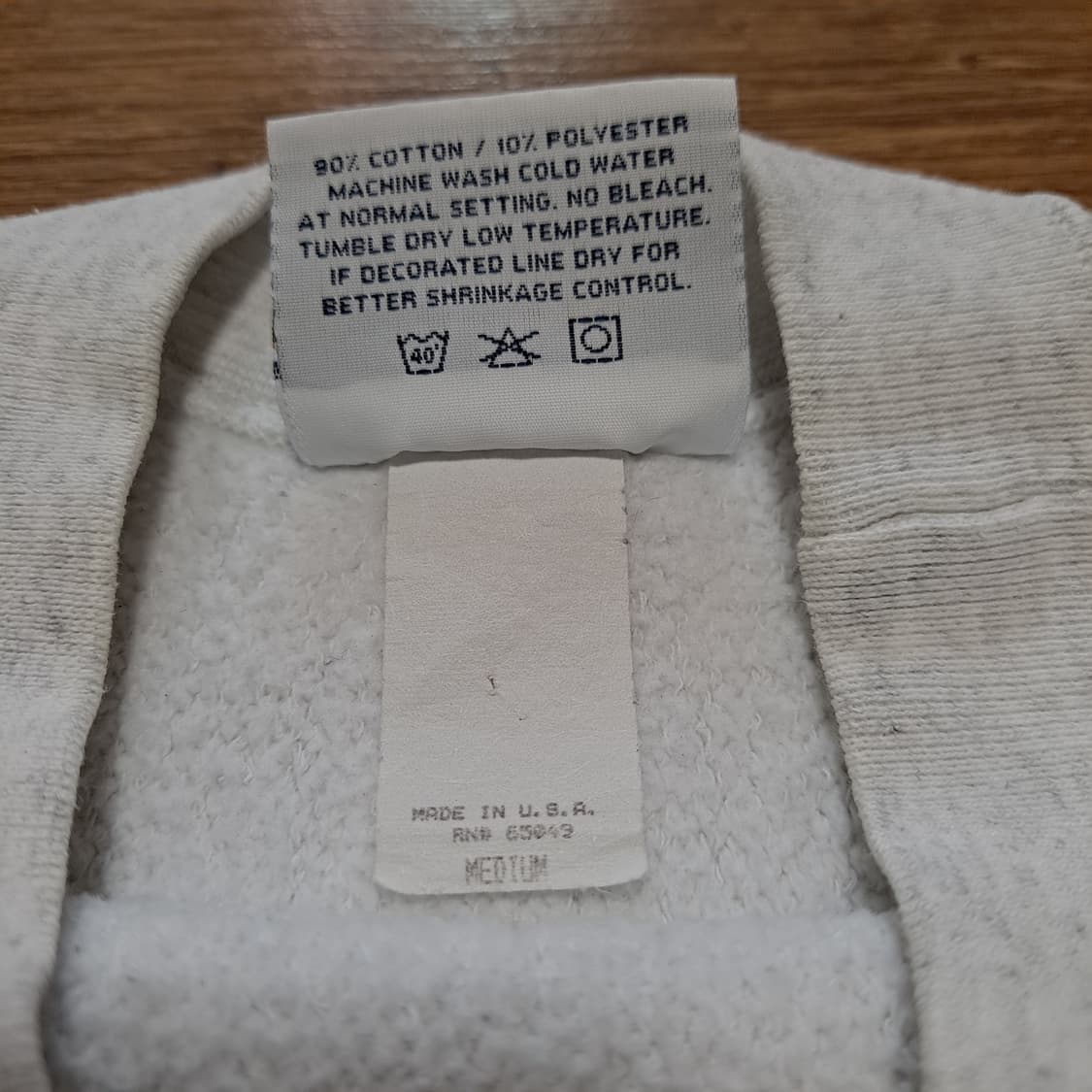 90s 미제 미해군사관학교 navy 리버스위브 스웻셔츠 상품이미지4