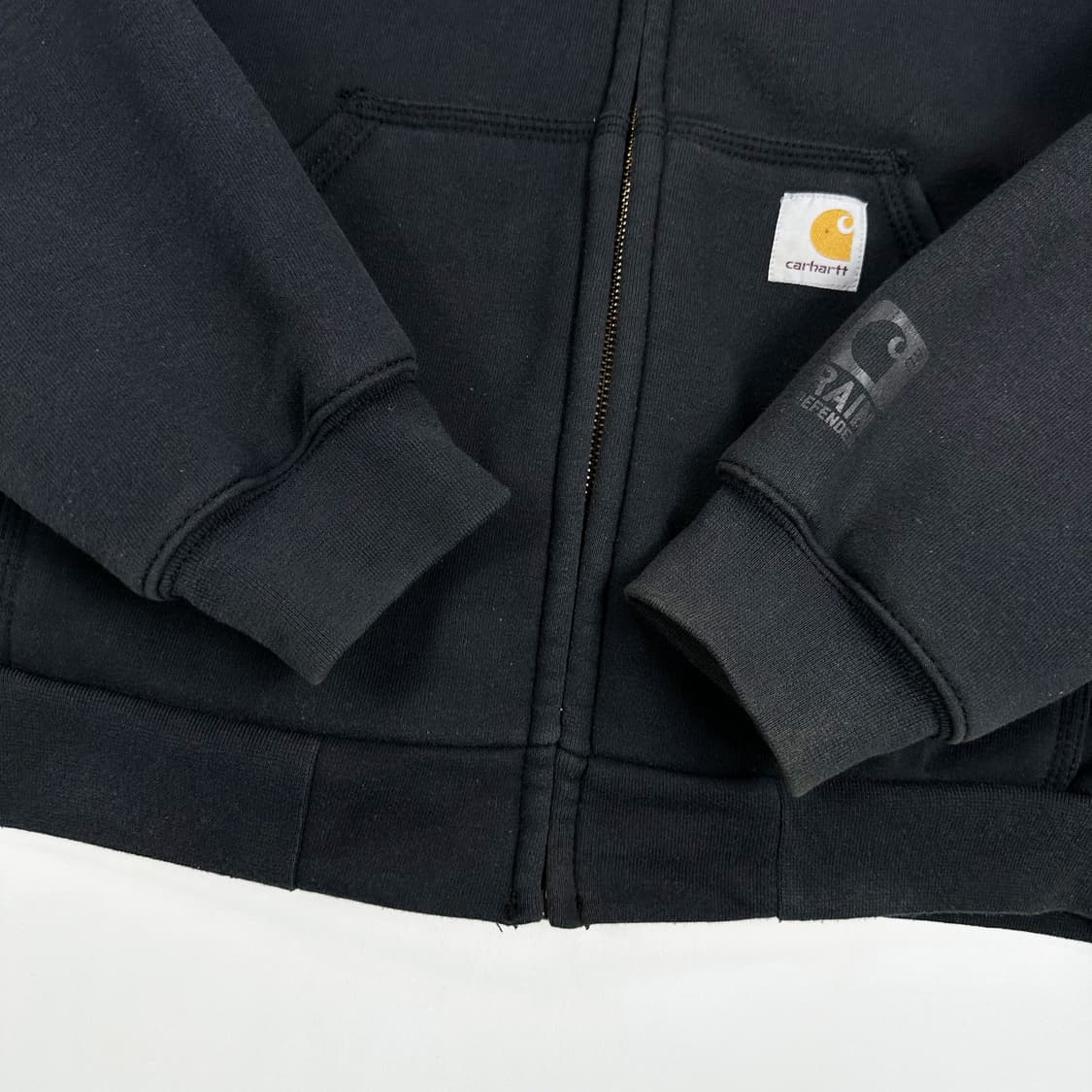 칼하트 오리지널 레인디펜더 페이딩 써멀 후드집업 S 상품이미지4