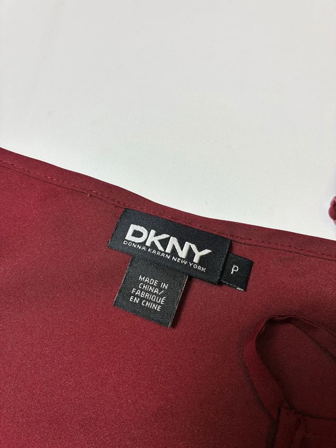 DKNY 실크 슬리브 리스 슬립 PN8684 상품이미지5