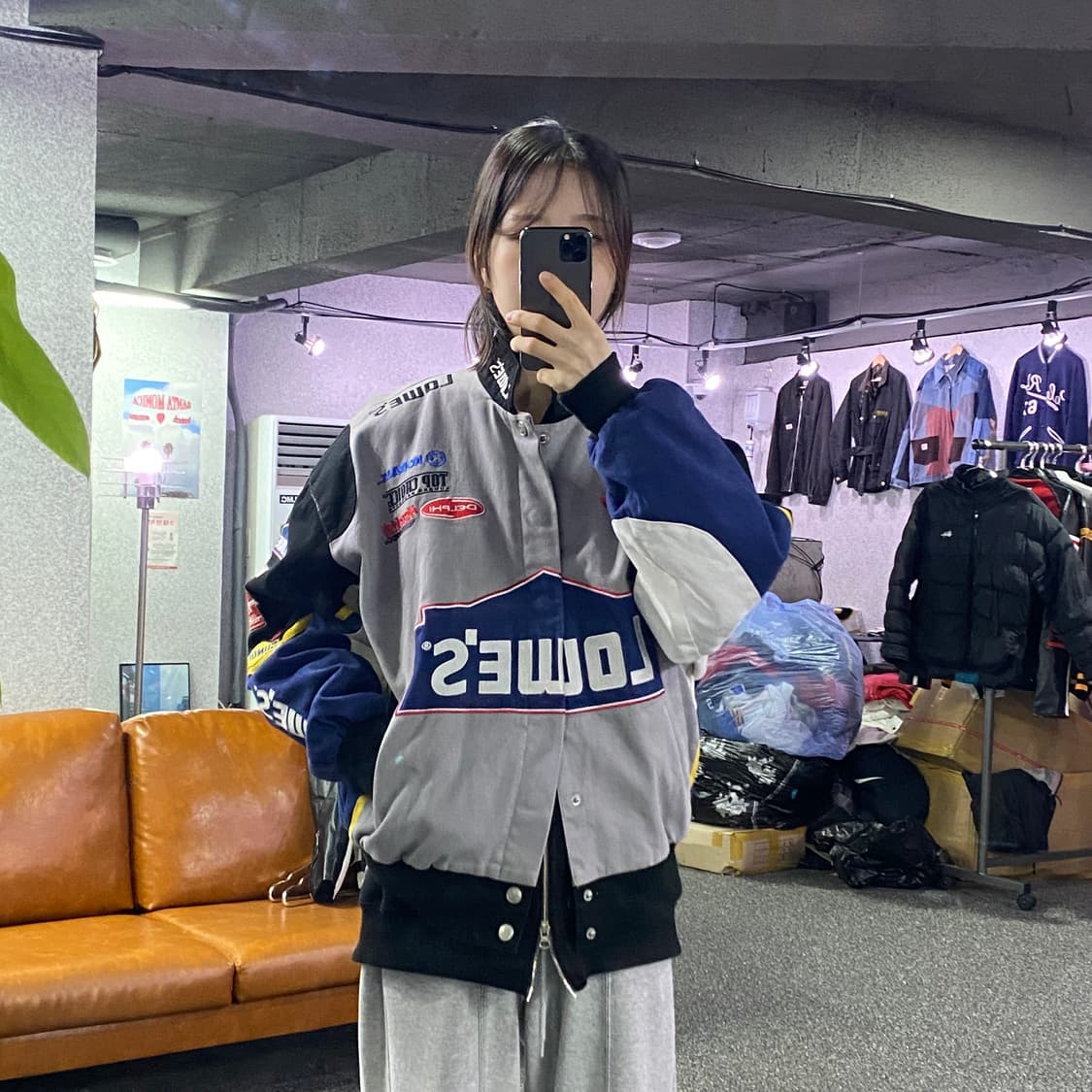 로우스 스폰서 멀티패치 레이싱자켓 B3255 상품이미지1