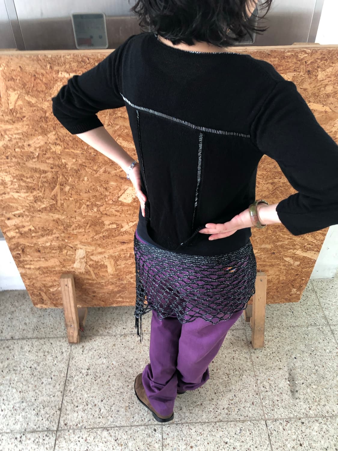 net knit scarf  상품이미지2
