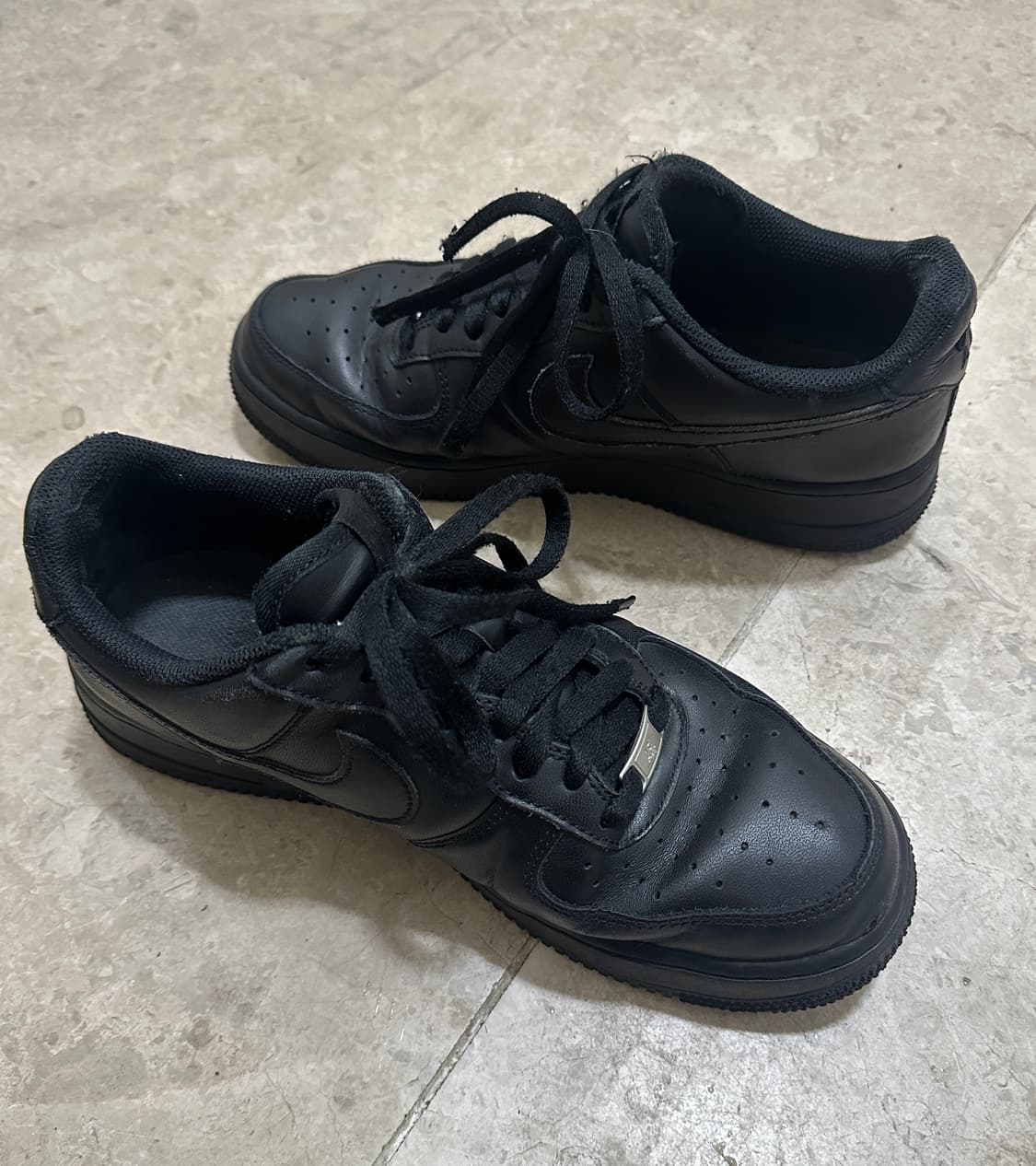 (270) 나이키 에어포스 블랙  상품이미지5