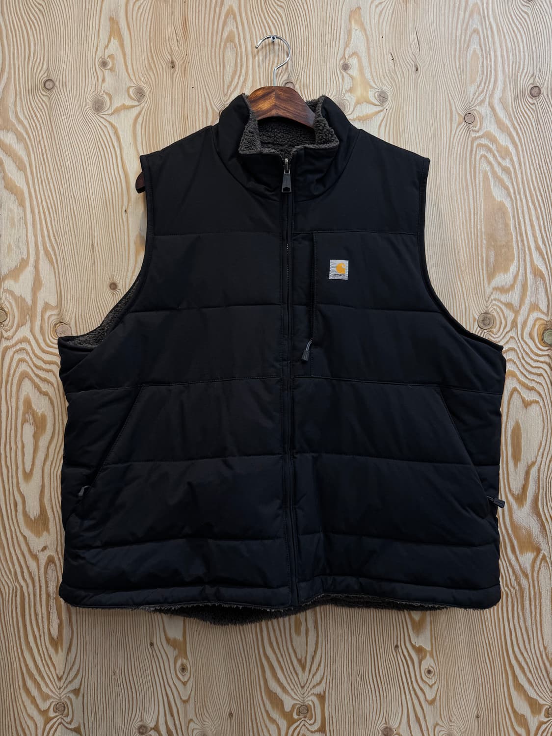 칼하트 리버시블 워크-후리스 베스트 상품이미지3