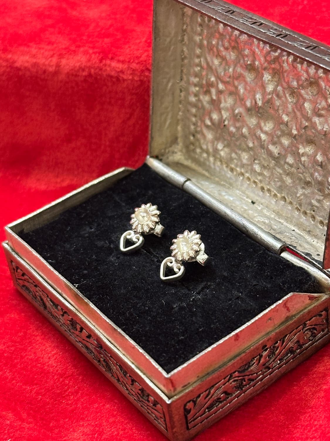 Vintage Daisy 925silver earring 상품이미지3
