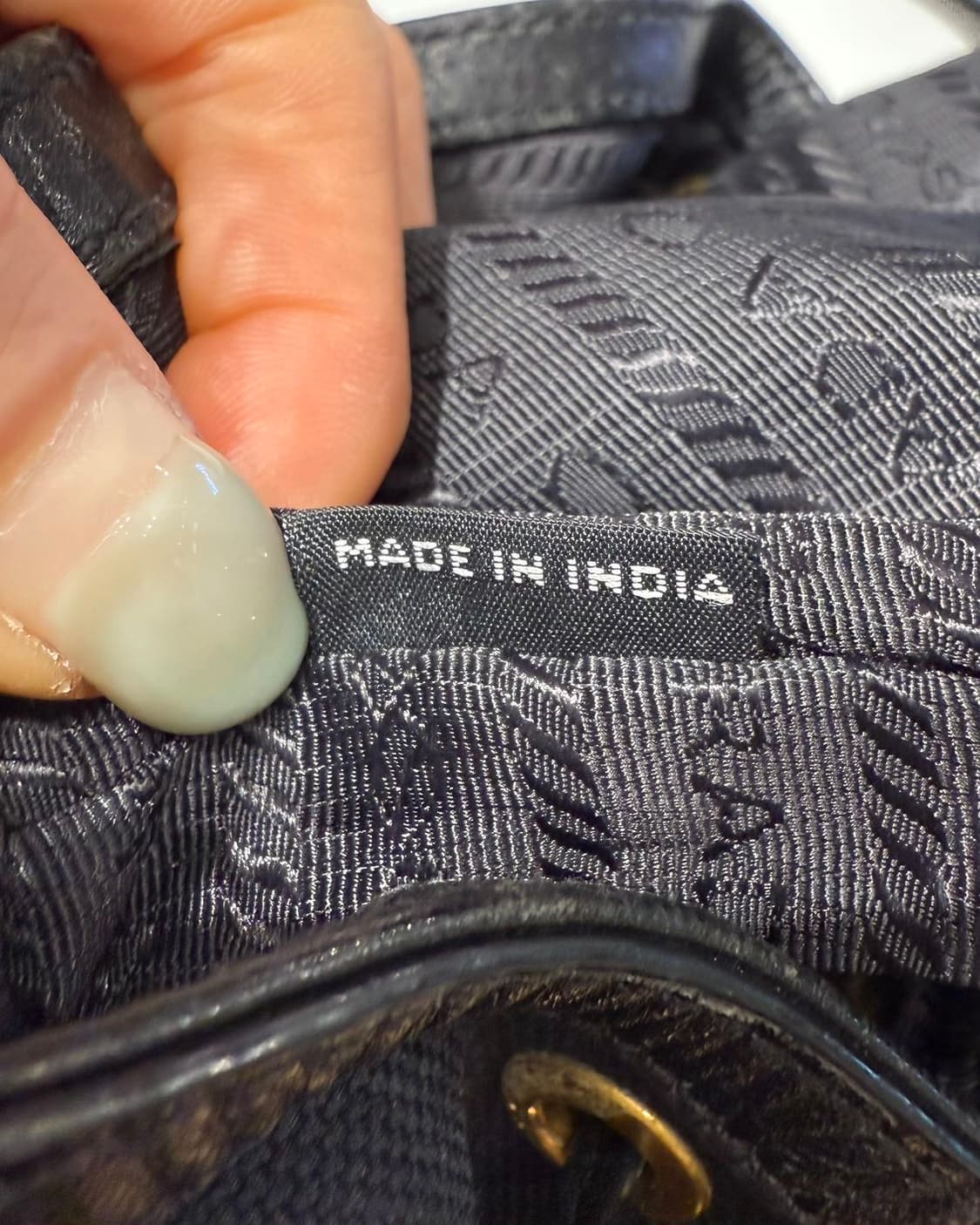 프라다 블랙 듀엣 리나일론 버킷백  상품이미지9