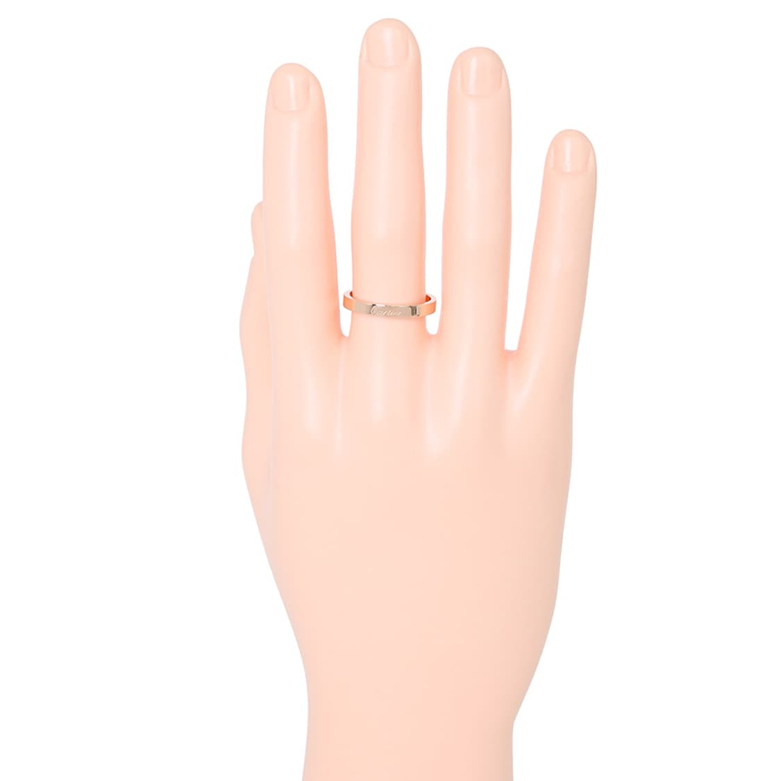 C 드 까르띠에 웨딩 밴드 링 핑크골드 웨딩반지 63호 B4087200 상품이미지4