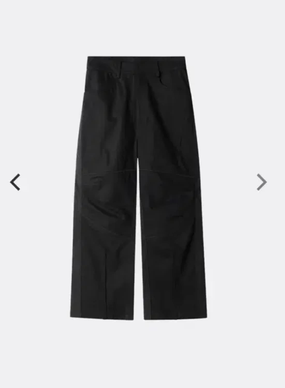 [xs] 엑슬림 ep6 04 트라우저 블랙 상품이미지1