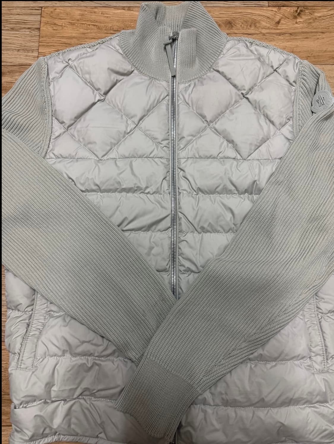 몽클레르 니트패딩 베이지 L사이즈 상품이미지2