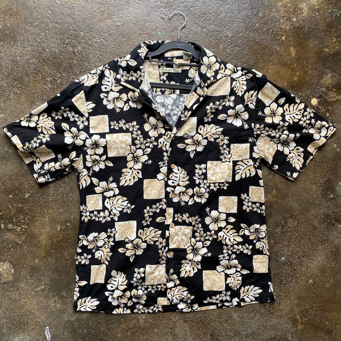 빈티지 플라워 패턴 반팔 셔츠 상품이미지1