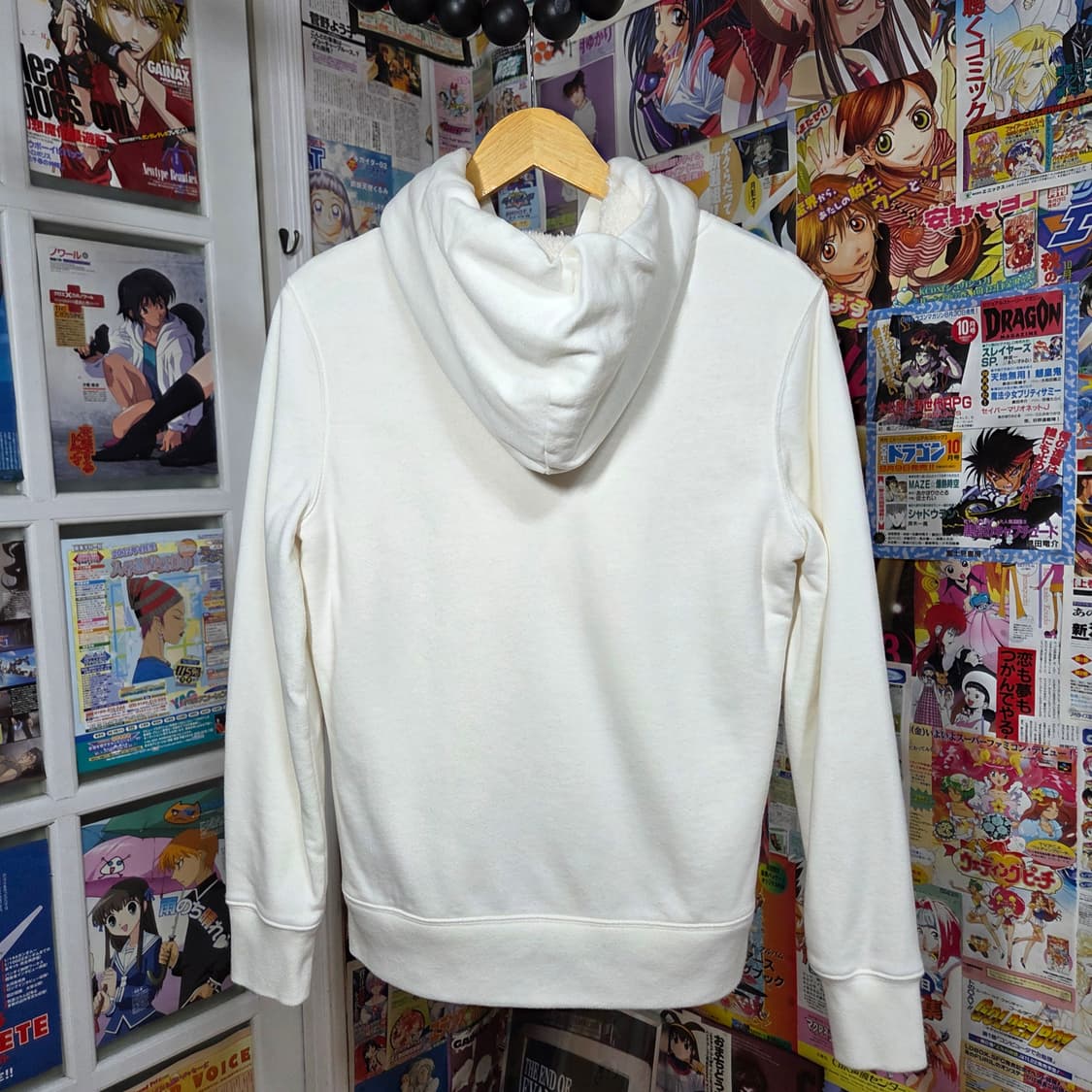 갭 화이트 골드 퍼 후드집업 상품이미지6