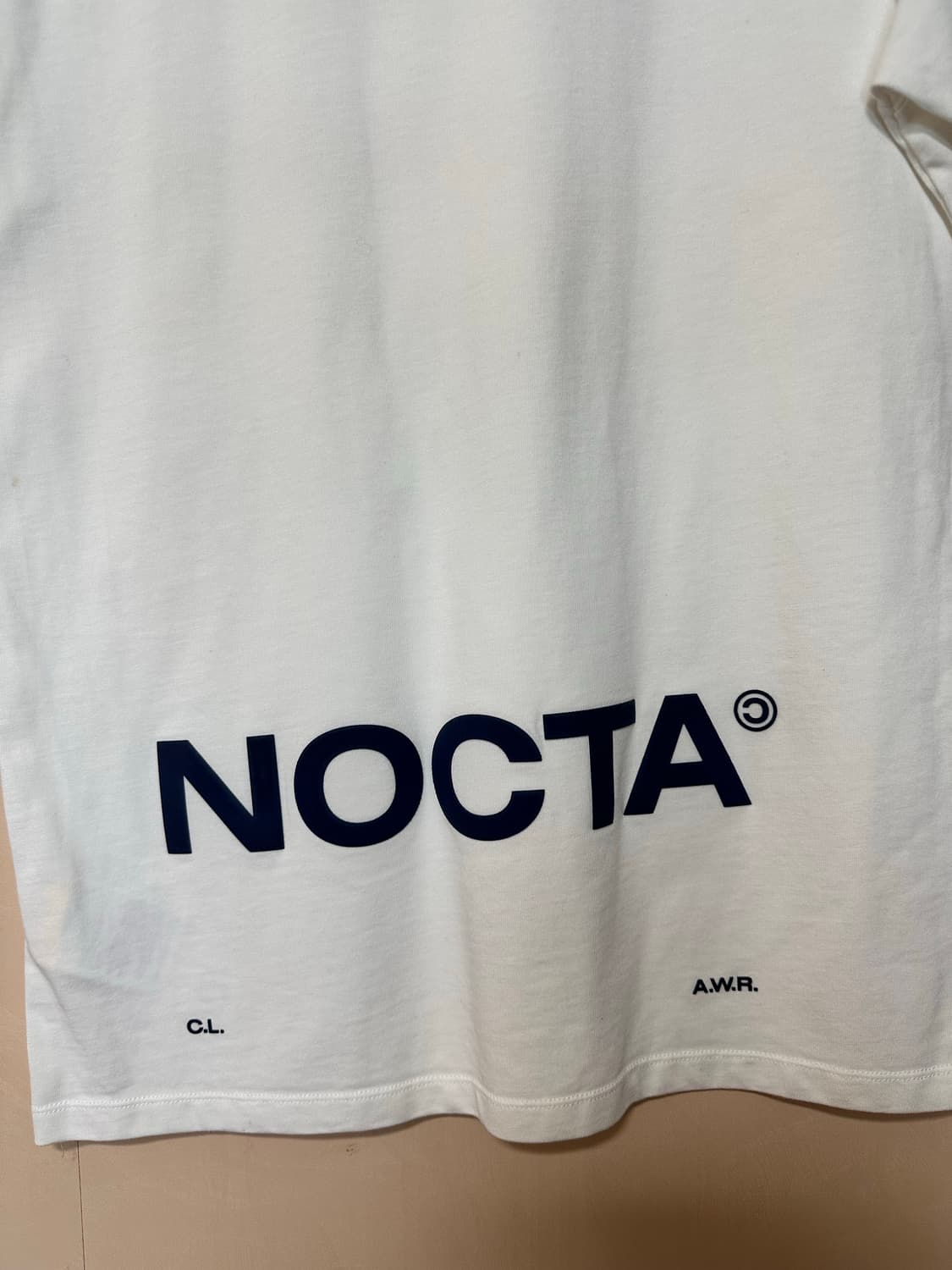 M) 나이키 x 드레이크 녹타 카디널 스탁 에센셜 티셔츠 화이트 - 아시 상품이미지5