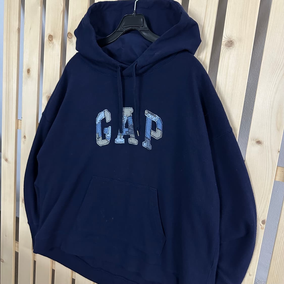 (XL) GAP 갭 네이비 패치 후드티 상품이미지2